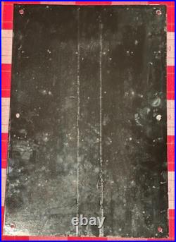 Enamel Sign Jeyes Fluid Original Garnier 1970's Rare Larger Stunning Shop Sign