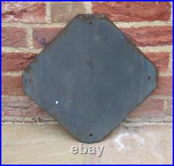 Enamel Sign RAC Original Vintage 1950's Rare Blue on White, Garage Recovery AA