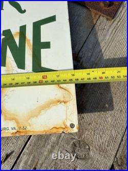 Enamel Sign VALVOLINE Motor Oil Vintage Garage /Man Cave /18x12 Classic car