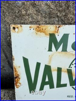 Enamel Sign VALVOLINE Motor Oil Vintage Garage /Man Cave /18x12 Classic car