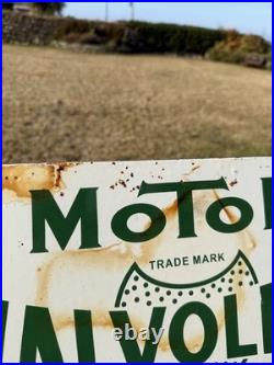 Enamel Sign VALVOLINE Motor Oil Vintage Garage /Man Cave /18x12 Classic car