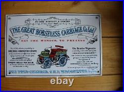 Enamel Sign, Vintage 1980s Garnier Enamel Sign, Vintage Car, Classic Car World Post