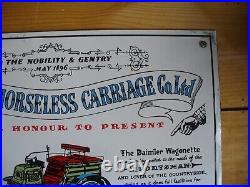 Enamel Sign, Vintage 1980s Garnier Enamel Sign, Vintage Car, Classic Car World Post