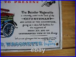 Enamel Sign, Vintage 1980s Garnier Enamel Sign, Vintage Car, Classic Car World Post