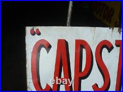 Enamel sign, capstan navy cut vintage sign HUGE WORLD SHIPPING