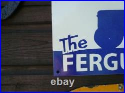 Enamel sign, ferguson t20 tractor, vintage tractor, farm sign, classic tractor