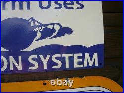 Enamel sign, ferguson t20 tractor, vintage tractor, farm sign, classic tractor