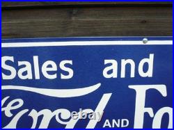 Enamel sign, ford classic car classic tractor, classic lorry, vintage farm