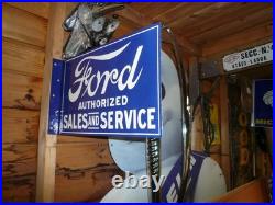 Enamel sign, ford xr4, ford dealer sign ford escort, classic car, vintage ford