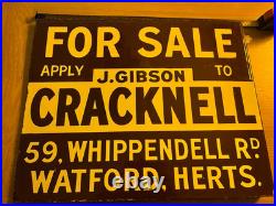Enamel sign original Vintage Advertising FOR SALE great Condition See Pics