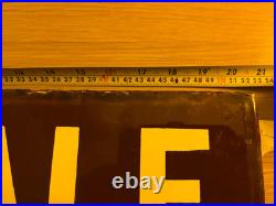 Enamel sign original Vintage Advertising FOR SALE great Condition See Pics