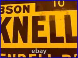 Enamel sign original Vintage Advertising FOR SALE great Condition See Pics