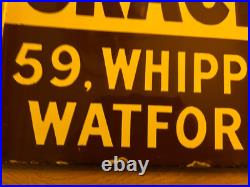 Enamel sign original Vintage Advertising FOR SALE great Condition See Pics