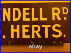 Enamel sign original Vintage Advertising FOR SALE great Condition See Pics