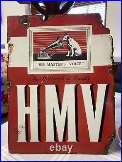 Enamel sign original vintage