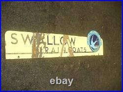 Enamel sign, vintage birmingham factory sign 3 foot long worldwide post