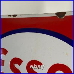 Esso Enamel Sign 60x30cm (23.6x11.8) Nice Gas Oil Vintage Advertising Decor