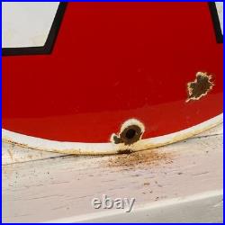 Flying A Enamel Sign 50x30cm (19.7x11.8) Rare Gas Station Vintage Iron Sign