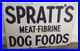 Genuine_Rare_Vintage_Spratt_s_Dog_Foods_Bruton_Palmers_Green_Enamel_Sign_01_lar