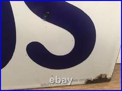 Genuine, Rare Vintage Spratt's Dog Foods /'Bruton, Palmers Green' Enamel Sign