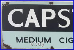 Genuine, Vintage,'Capstan Medium Cigarettes' Enamel Advertising Sign