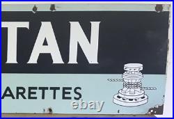 Genuine, Vintage,'Capstan Medium Cigarettes' Enamel Advertising Sign