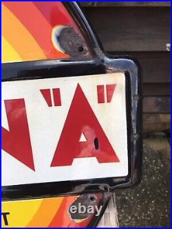 Genuine Vintage Craven A Enamel Sign 24 X 22