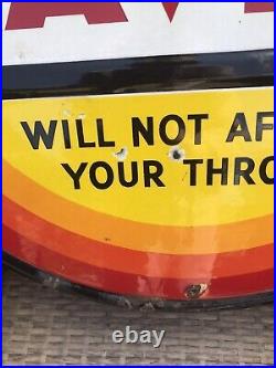 Genuine Vintage Craven A Enamel Sign 24 X 22