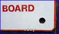 Genuine Vintage Enamel Sign for Your Man Cave Garage Workshop Shed, 60 x 30cm