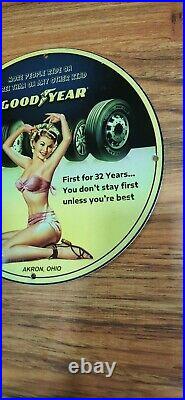Good Year Tires Vintage porcelain enamel sign
