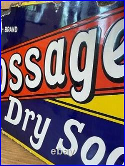 Gossages Dry Soap Vintage Enamel Advertising Sign
