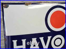 HAVOLINE Enamel Sign 23.6x15.7 (60x40cm) Vintage Motor Oil Mechanic Garage Sign
