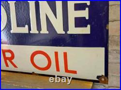 HAVOLINE Enamel Sign 23.6x15.7 (60x40cm) Vintage Motor Oil Mechanic Garage Sign