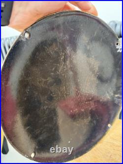 Harley Davidson Vintage style Porcelain Enamel -globe Sign Garage-man Cave bike