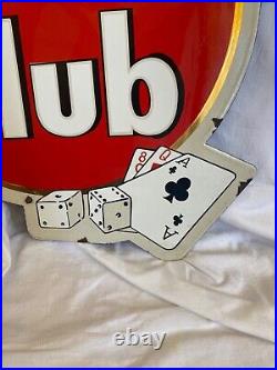 Havanna club vintage official enamel sign 52cmx62cm rare item
