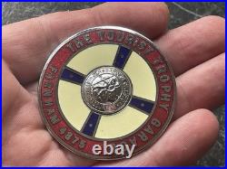 Hawthorns Tourist Trophy Car Garage Farnham Vintage Enamel Suppliers Plate Badge