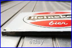 Heineken Bier Emailschild XXL 197 cm Enamel Sign Board Langcat Vintage 60er