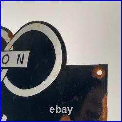 Horch Enamel Sign 56x40cm (22x15.7) Rare Vintage Porcelain Garage Wall Sign