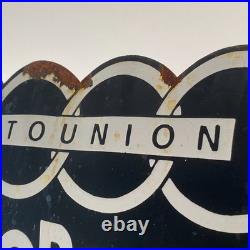 Horch Enamel Sign 56x40cm (22x15.7) Rare Vintage Porcelain Garage Wall Sign