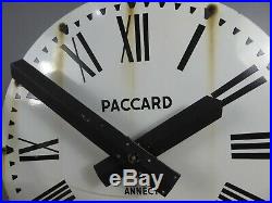 Huge Rare Vintage Antique Reclaimed Enamel Clock Face Sign Salvage Industrial