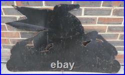 Huge Vintage Enamel Pegusus Mobiloil Sign