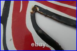 Huge Vintage Enamel Pegusus Mobiloil Sign