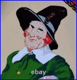 Huntley & Palmer Ginger Nuts Enamel Sign Vintage Style Metal Biscuit Shop Advert