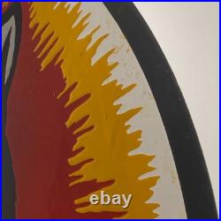 Husky Gasoline Enamel Sign Ø 50cm (19.7) Unique Vintage Gas Station Signage