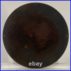 Husky Gasoline Enamel Sign Ø 50cm (19.7) Unique Vintage Gas Station Signage