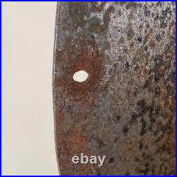 Husky Gasoline Enamel Sign Ø 50cm (19.7) Unique Vintage Gas Station Signage