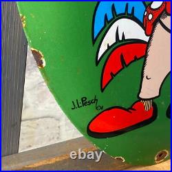 IGOL Enamel Sign 15.7x11 (40x28cm) Nice Vintage Motor Oil Garage Porcelain Sign IGOL Enamel Sign 15.7x11 (40x28cm) Nice Vintage Motor Oil Garage Porcelain Sign