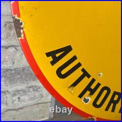 INDIAN Enamel Sign ø 19.7 (50cm) Nice Retro Motorcycle Dealership Vintage Decor INDIAN Enamel Sign ø 19.7 (50cm) Nice Retro Motorcycle Dealership Vintage Decor