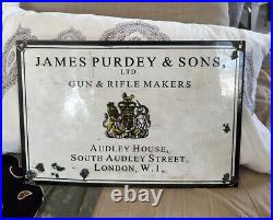 James Purdy & Sons Original Enamel Sign