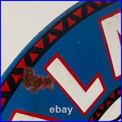Kalamalka Enamel Sign Ø 50cm (19.7) Big Vintage Gasoline Station Decoration